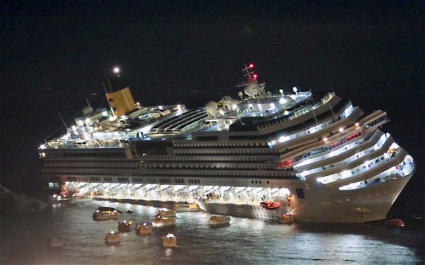 Costa Concordia Aground Costa Concordia